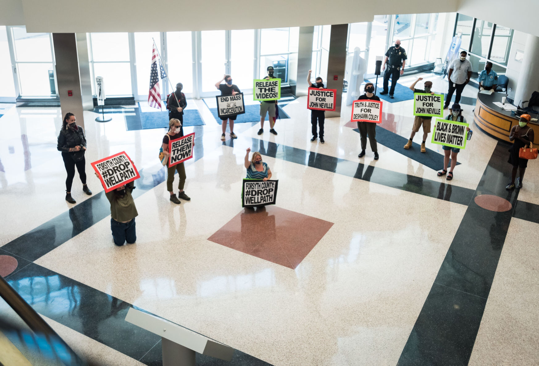 Black Lives Matter protest for John Neville